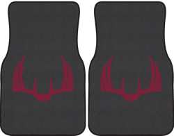 Nice Rack 5 Deer Silhouette Car Mats
