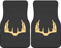 Nice Rack 5 Deer Silhouette Car Mats