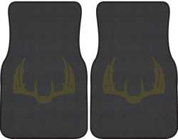 Nice Rack 5 Deer Silhouette Car Mats