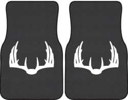 Nice Rack 5 Deer Silhouette Car Mats