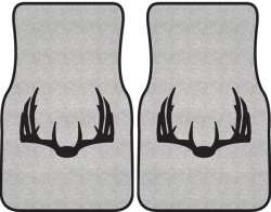 Nice Rack 5 Deer Silhouette Car Mats