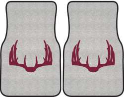 Nice Rack 5 Deer Silhouette Car Mats