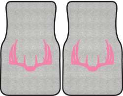 Nice Rack 5 Deer Silhouette Car Mats
