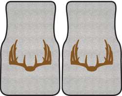 Nice Rack 5 Deer Silhouette Car Mats