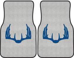 Nice Rack 5 Deer Silhouette Car Mats