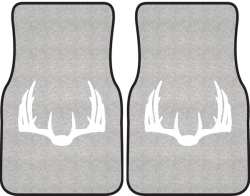 Nice Rack 5 Deer Silhouette Car Mats