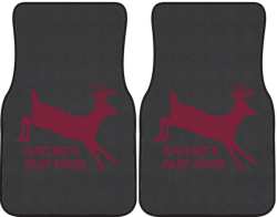 Nature's Fast Food 2 Whitetail Deer Silhouette Car Mats
