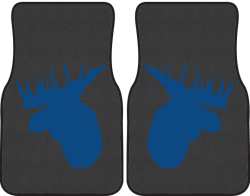 Moose Profile Silhouette Car Mats