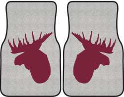 Moose Profile Silhouette Car Mats