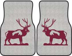 Bull Elk Silhouette Car Mats