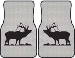 Bugling Elk Silhoue...