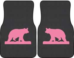 Ramblin' On Bear Silhouette Car Mats