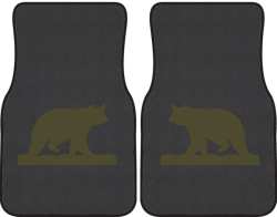 Ramblin' On Bear Silhouette Car Mats