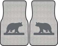 Ramblin' On Bear Silhouette Car Mats