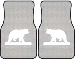Ramblin' On Bear Silhouette Car Mats