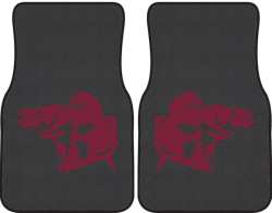 Walleye Striking Silhouette Car Mats