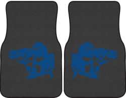 Walleye Striking Silhouette Car Mats