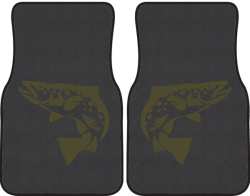 Brown Trout Silhouette Car Mats