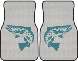 Brown Trout Silhouette Car Mats