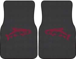 Leaping Trout Silhouette Car Mats