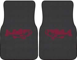 Bass Silhouette Car Mats