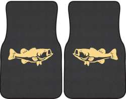 Bass Silhouette Car Mats