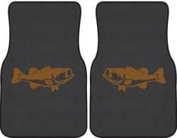 Bass Silhouette Car Mats
