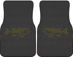 Bass Silhouette Car Mats