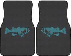Bass Silhouette Car Mats
