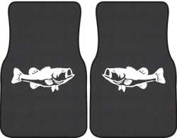 Bass Silhouette Car Mats