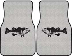 Bass Silhouette Car Mats