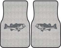 Bass Silhouette Car Mats