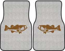 Bass Silhouette Car Mats