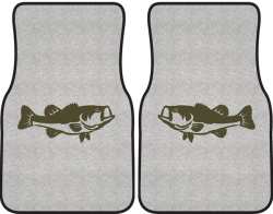 Bass Silhouette Car Mats