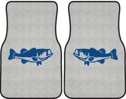 Bass Silhouette Car Mats