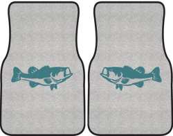 Bass Silhouette Car Mats