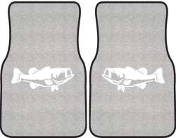 Bass Silhouette Car Mats