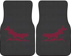 Predatory Pike Silhouette Car Mats