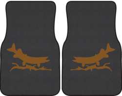 Predatory Pike Silhouette Car Mats
