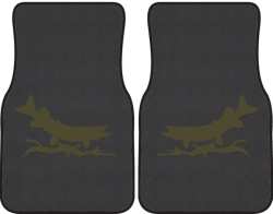 Predatory Pike Silhouette Car Mats