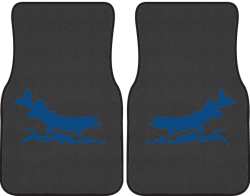 Predatory Pike Silhouette Car Mats