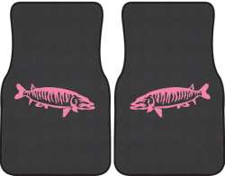 Muskie Silhouette Car Mats