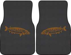 Muskie Silhouette Car Mats