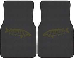 Muskie Silhouette Car Mats
