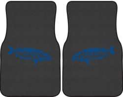 Muskie Silhouette Car Mats