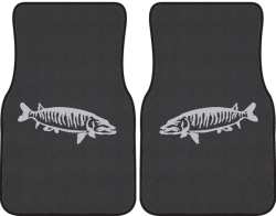Muskie Silhouette Car Mats