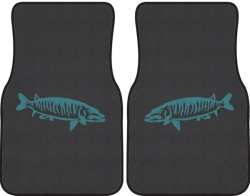 Muskie Silhouette Car Mats
