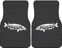 Muskie Silhouette Car Mats