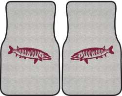 Muskie Silhouette Car Mats
