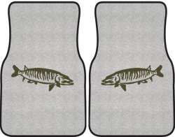 Muskie Silhouette Car Mats